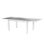 Hliníkový stôl VERMONT 216/316 cm (biela) - Biela