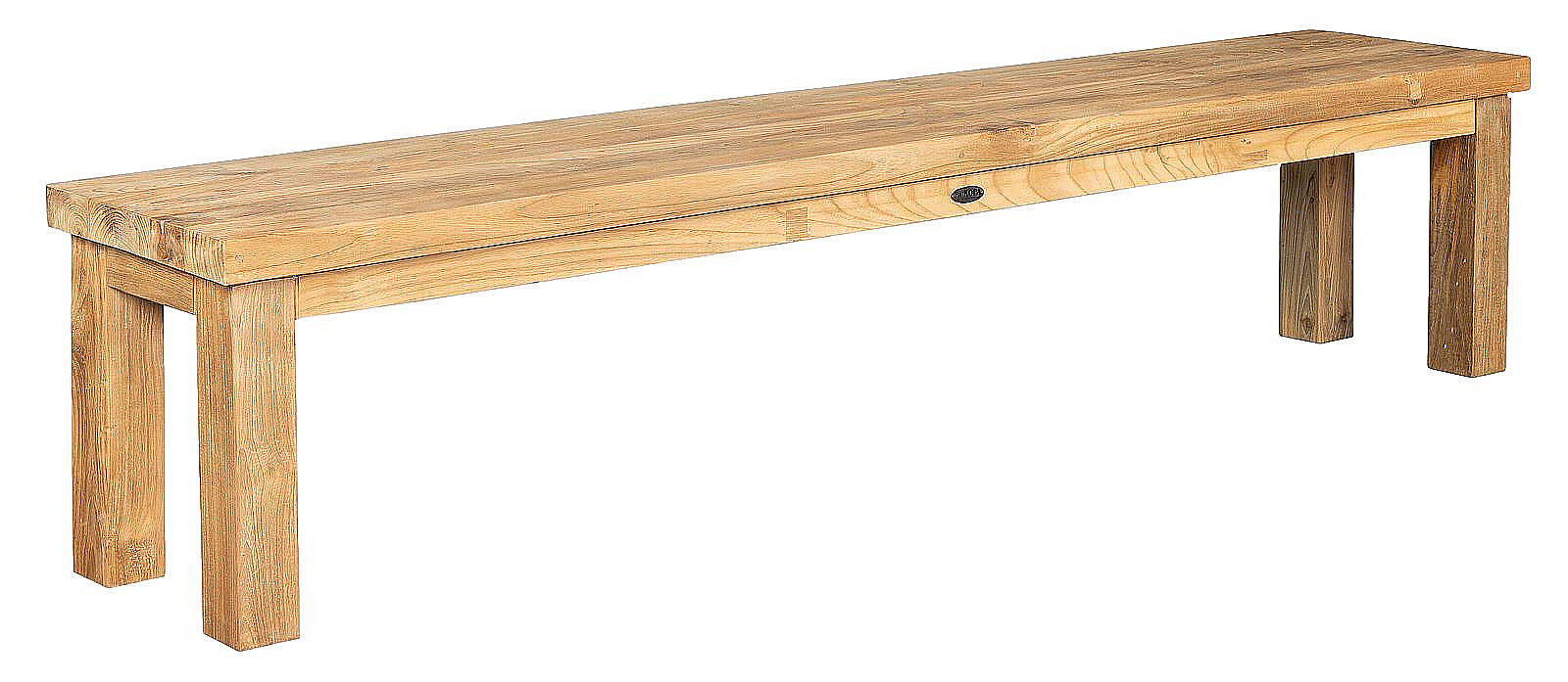 DEOKORK Záhradná teaková lavica FLOSS RECYCLE (rôzne dĺžky) 190 cm