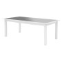 Hliníkový stôl VERMONT 216/316 cm (biela)
