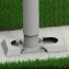 Stĺpik pre povrchové osadenie 135 cm (sivá kremeň metalíza)