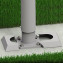 Stĺpik pre povrchové osadenie 180 cm (sivá kremeň metalíza)