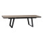 Hliníkový stôl GALIA 220/280x113 cm (antracit) - antracit