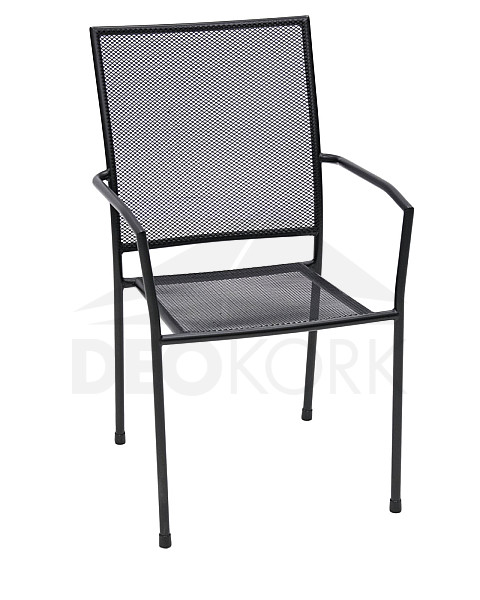 DOPREDAJ Kovová stolička MAYA (čierna)