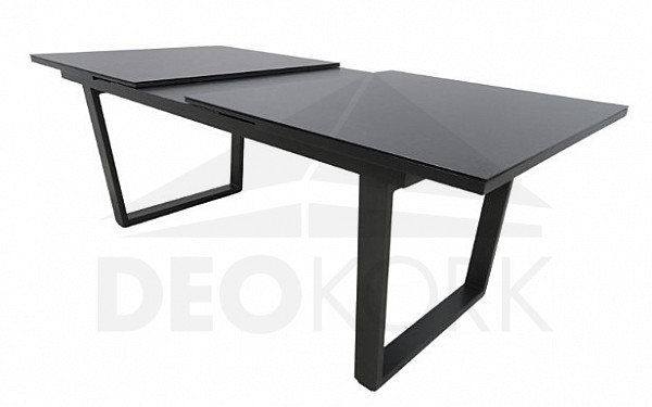 Hliníkový stôl LIVORNO 180/240 x 100 cm