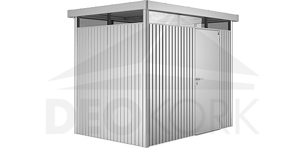 Záhradný domček BIOHORT Highline H2 275 × 195 cm (strieborná metalíza)