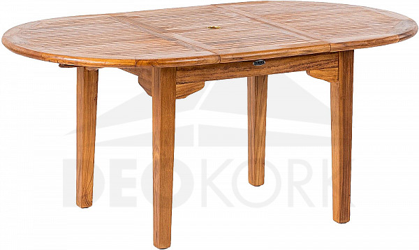 Záhradný teakový stôl ovál ELEGANTE (rôzne dĺžky)
