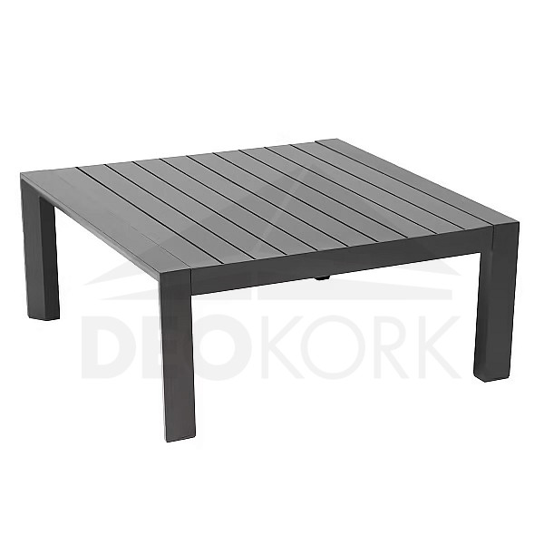 Hliníkový stolík 89x89 cm VANCOUVER (sivý)