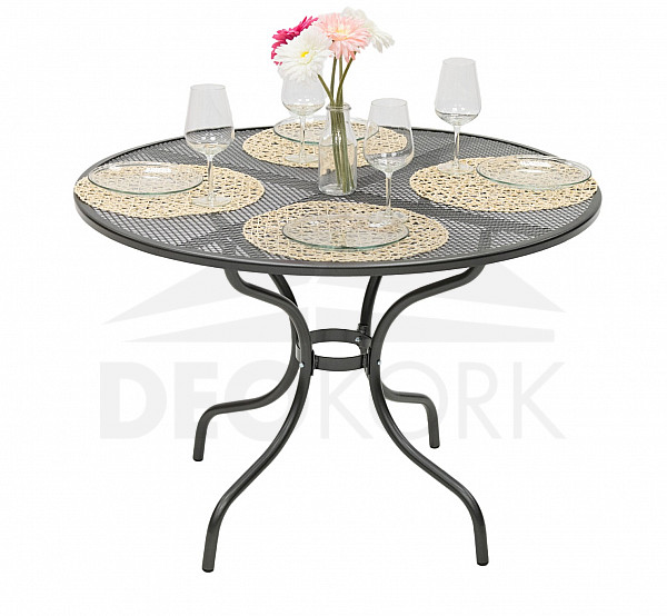 Kovový stôl okrúhly Ø 90 cm