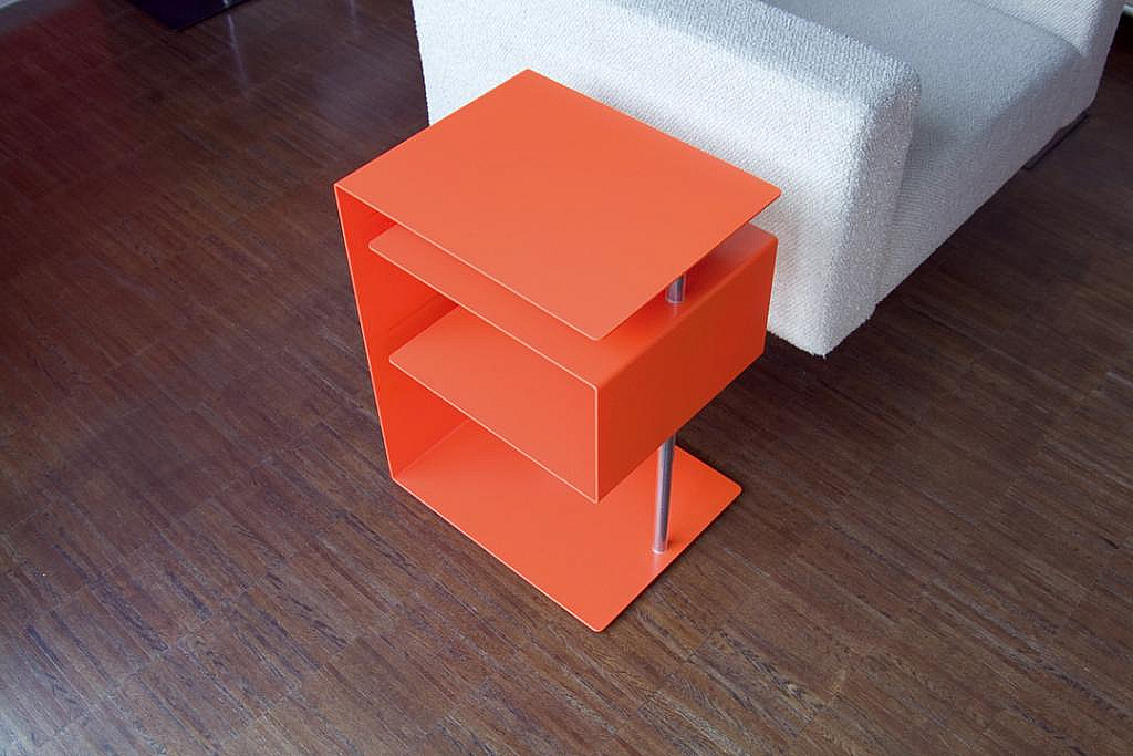 Radius design cologne Stolík RADIUS DESIGN (X-CENTRIC TABLE orange 530B) oranžový