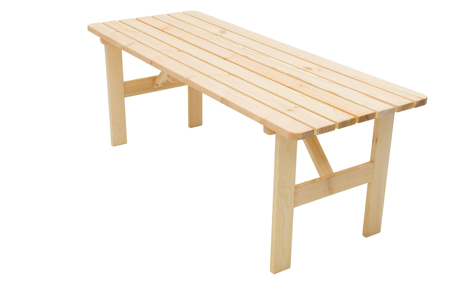 Masívny stôl z borovice drevo 30 mm (rôzne dĺžky) 200 cm