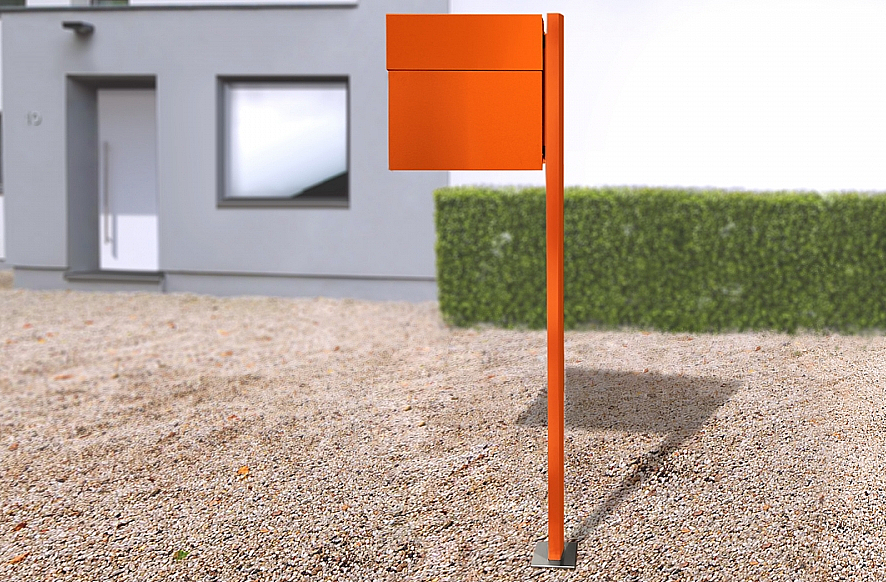 E-shop Radius design cologne Schránka na listy RADIUS DESIGN (LETTERMANN 4 STANDING orange 565A) oranžová