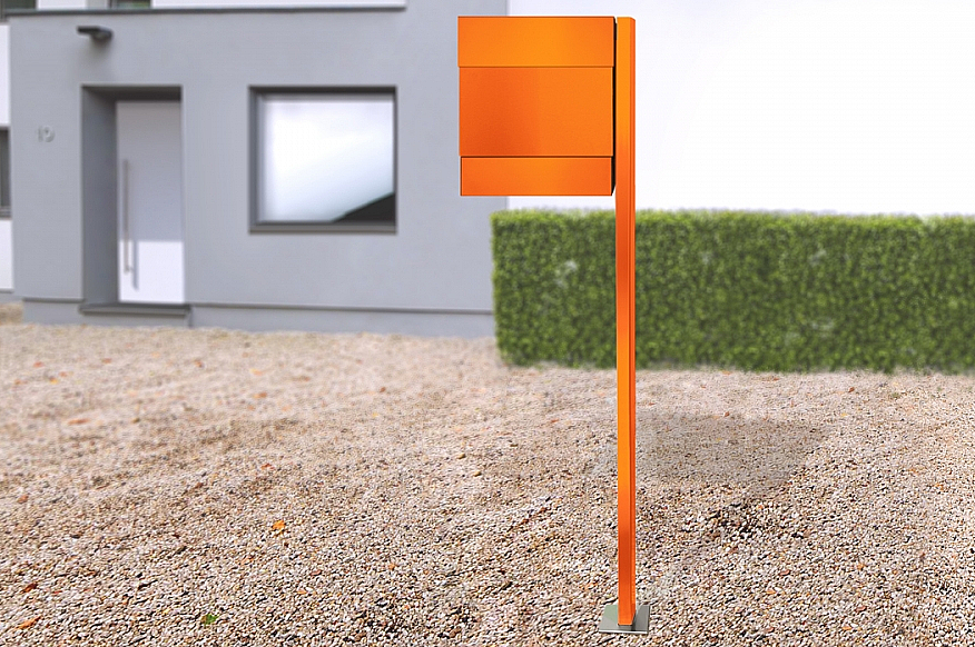 E-shop Radius design cologne Schránka na listy RADIUS DESIGN (LETTERMANN 5 STANDING orange 566A) oranžová