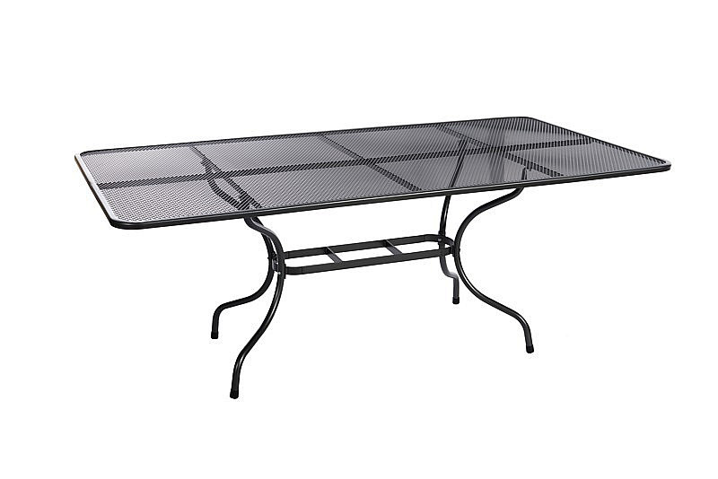 DEOKORK Kovový stôl obdĺžnik 160 x 95 cm