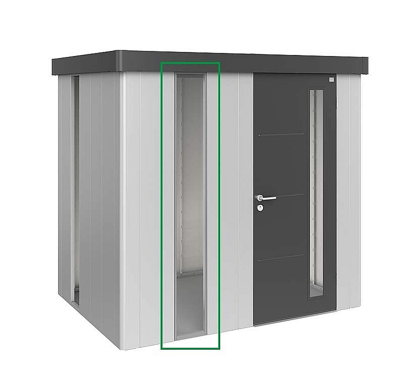 E-shop Biohort Panel z akrylového skla k domčeku Biohort NEO (strieborná metalíza)