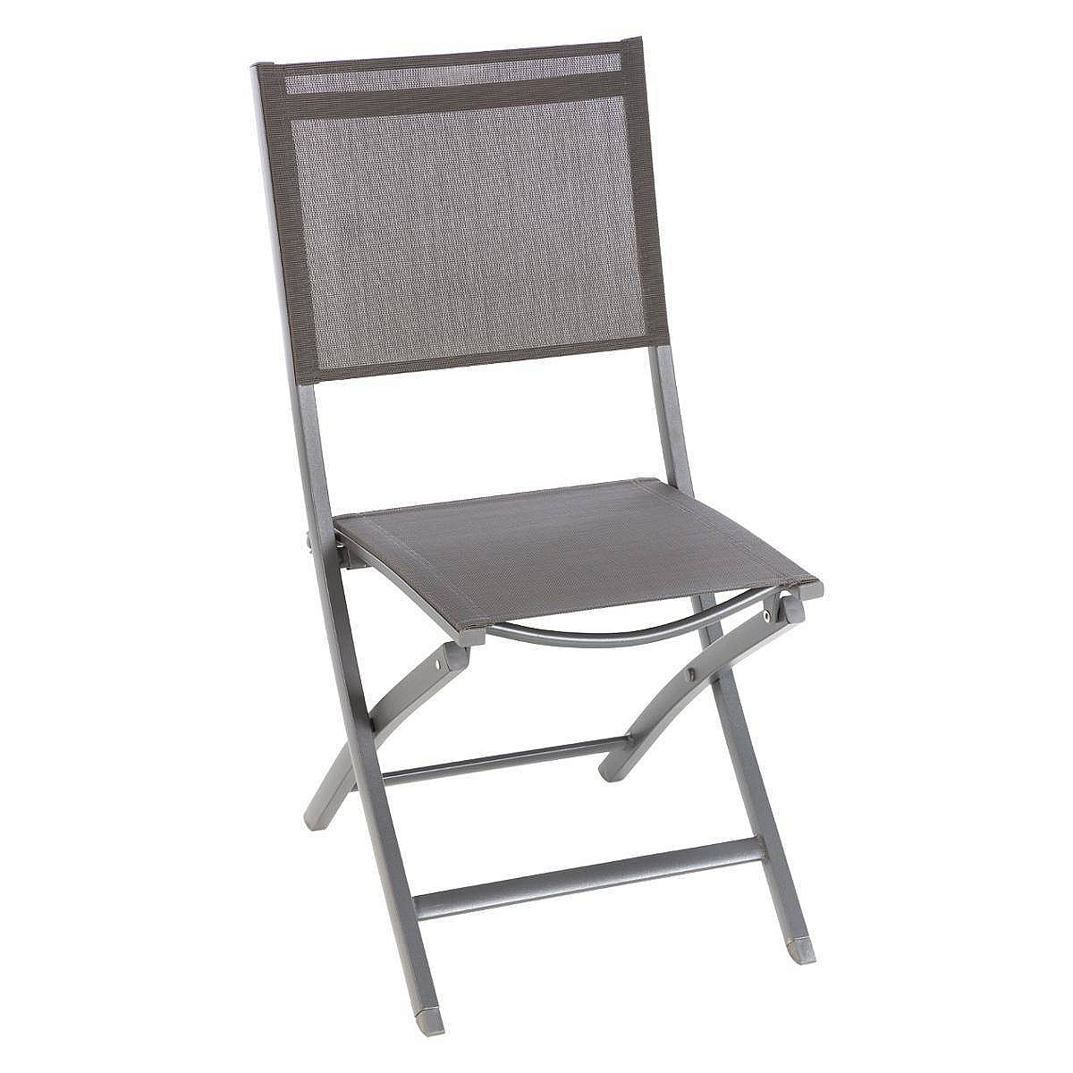 Hliníková stolička s textíliou FIESTA
