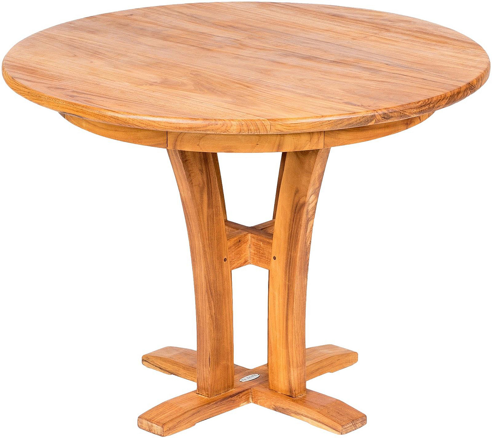 DEOKORK Záhradný teakový stôl DANTE ⌀ 100 cm