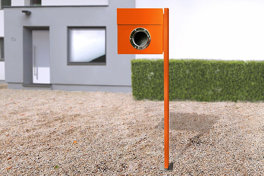 E-shop Radius design cologne Schránka na listy RADIUS DESIGN (LETTERMANN 1 STANDING orange 563A) oranžová