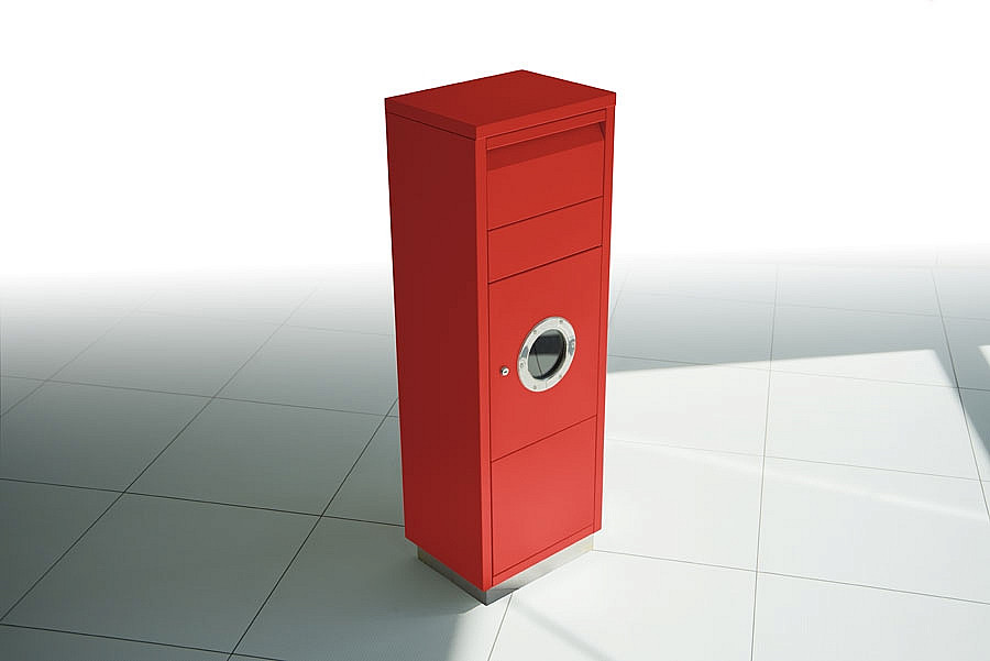 E-shop Radius design cologne Schránka na balíky RADIUS DESIGN (LETTERMANN standing ovation 1 red 600R) červená