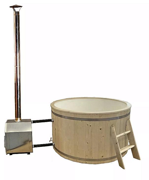 DEOKORK Drevená kaďa s vložkou Hot tub (900L)