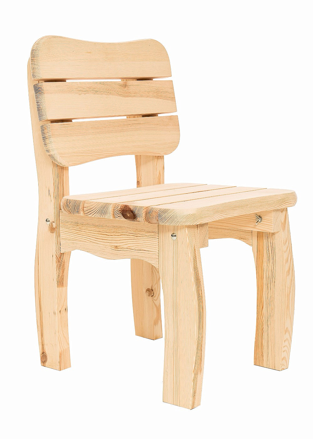E-shop DEOKORK Masívna záhradná stolička z borovice VIKING (40 mm)