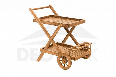 Záhradný servírovací vozík teak MONTE