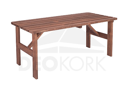 Masívny stôl z borovice drevo moderené 30 mm (rôzne dĺžky)
