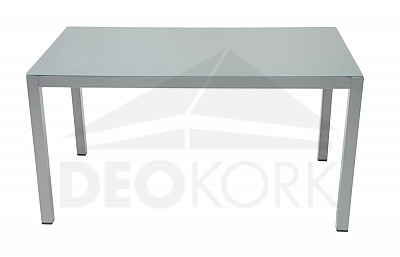 Hliníkový jedálenský stôl 140 x 80 cm GRENADA