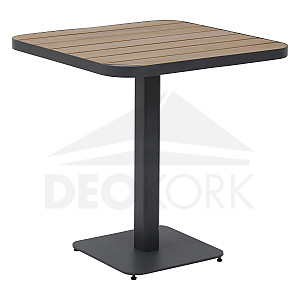 Hliníkový stôl CAPRI 70x70 cm (antracit)