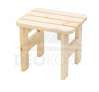 Masívna drevená záhradná stolička z borovice drevo 22 mm