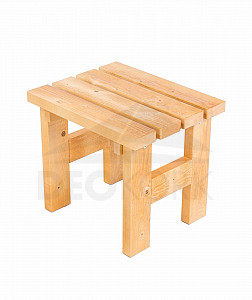Masívna drevená záhradna stolička TEA 03 hrúbka 38 mm