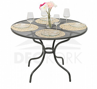 Kovový stôl okrúhly Ø 90 cm