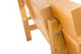 Masívna drevená záhradna lavice TEA 04  hrúbka 38 mm