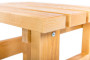 Masívna drevená záhradna stolička TEA 03 hrúbka 38 mm