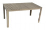 Záhradný stôl obdĺžnikový CHESTERFIELD (sivá patina)