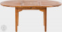 Záhradný teakový stôl ELEGANTE 130/180x120 cm