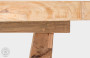 Záhradný masívny teakový stôl FLORES RECYCLE (rôzne dĺžky)