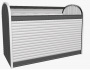 Mnohostranný účelový roletový box StoreMax vel. 120 117 x 73 x 109 (tmavo sivá metalíza)