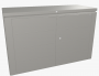 Multiúčelový úložný box HighBoard 200 x 84 x 127 (sivý kremeň metalíza)