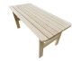 Masívny drevený záhradný stôl z borovice drevo 32 mm (150 cm)