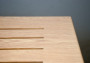 Hliníkový stôl EXPERT WOOD 90x90 cm (antracit)