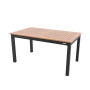 Hliníkový stôl rozkladací EXPERT WOOD 220/280x100 cm (antracit)