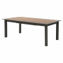 Hliníkový stôl VERMONT 216/316 cm (šedo-hnedý)