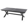 Hliníkový stôl BERGAMO I. 220/279 cm (antracit)