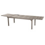 Hliníkový stôl FLORENCIE 200/320 cm (šedo-hnedá)
