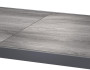 Hliníkový stôl RAVENNA 220/331x100 cm (sivá)