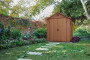 Záhradný domček plocha 190 x 182 cm (hnedý)