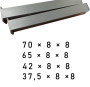 Hliníkový stôl výškovo nastaviteľný 140x80 cm TITANIUM (2v1)