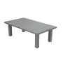Hliníkový stôl výškovo nastaviteľný 140x80 cm TITANIUM (2v1)