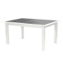 Hliníkový stôl VERMONT 160/254 cm (biela)