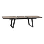 Hliníkový stôl GALIA 220/280x113 cm (antracit)